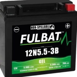 Akumulator żelowy Fulbat 12N5.5-3B (bezobsługowy)