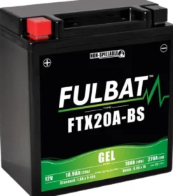 Akumulator żelowy Fulbat YTX20A-BS (bezobsługowy)