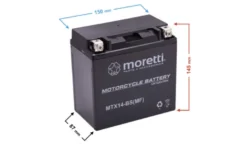 Akumulator Moretti AGM (Gel) MTX14-BS