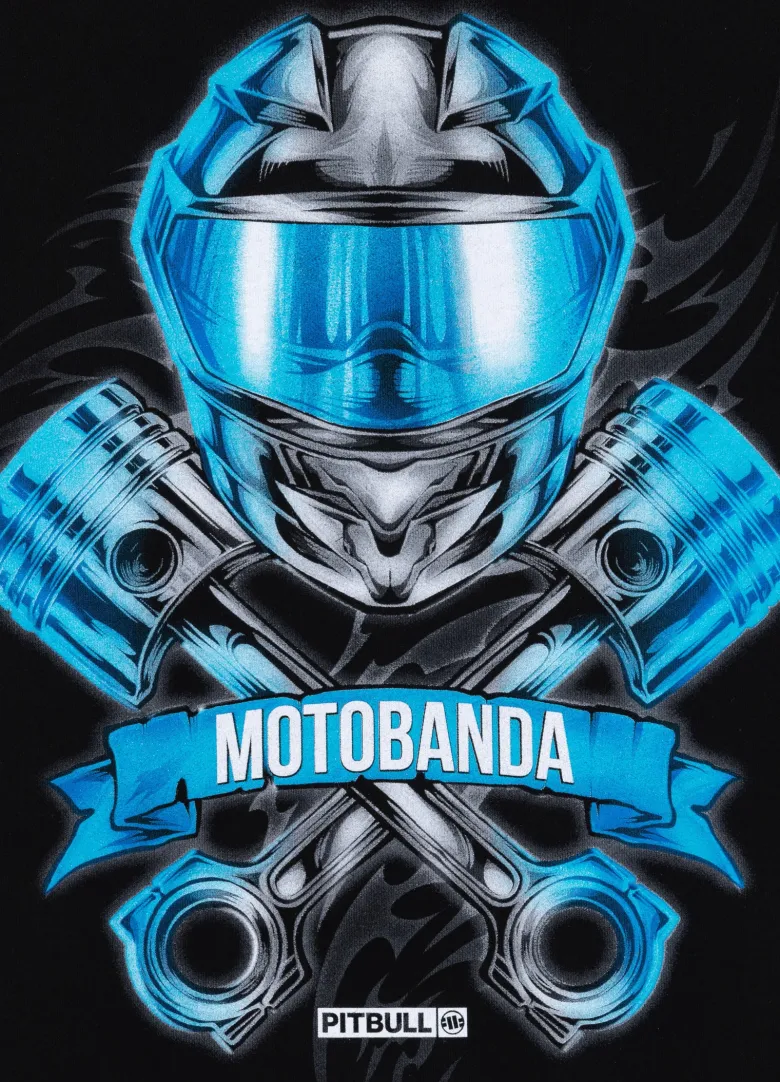 Bluza z kapturem Motobanda x Pitbull Chrome