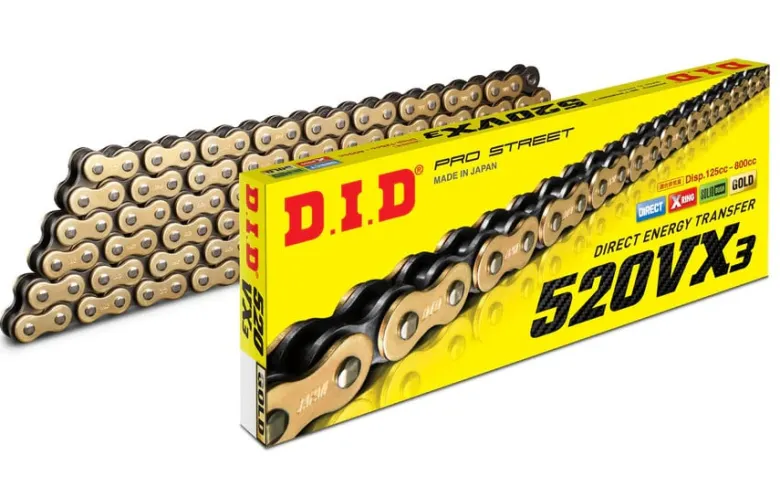 DID 520VX3 Łańcuch Napędowy X-ring