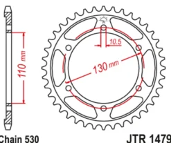 JT Zębatka Tylna JTR1479 rozmiar 530