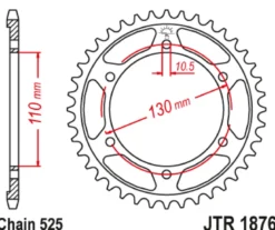 JT Zębatka Tylna JTR1876 rozmiar 525