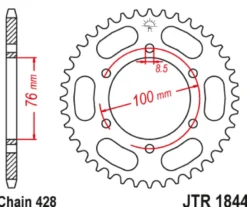 JT Zębatka Tylna JTR1844 rozmiar 428