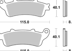 Klocki hamulcowe Brembo 07HO42