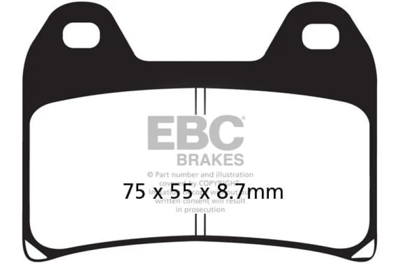 Klocki hamulcowe EBC FA244