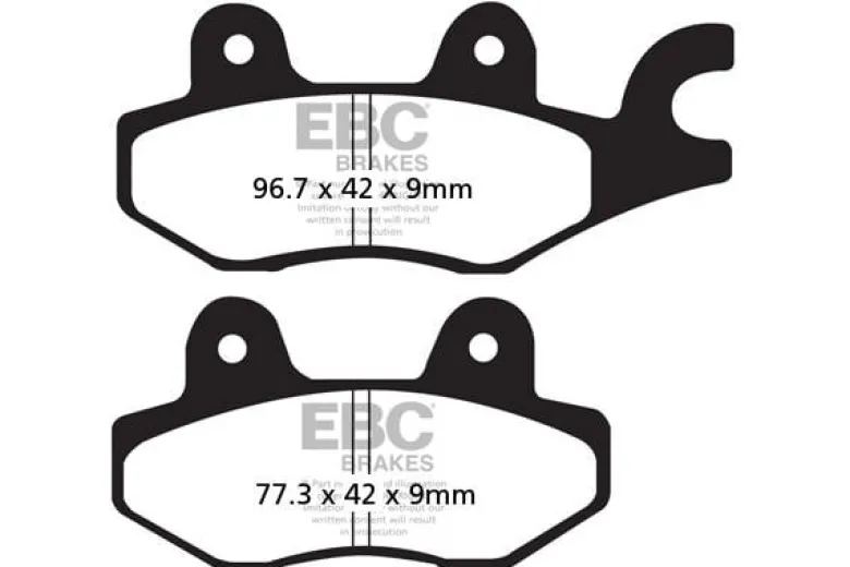 Klocki hamulcowe EBC SFA197 skuterowe