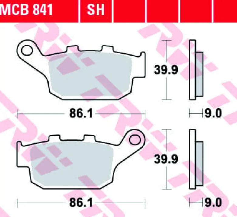 Klocki Hamulcowe MCB841