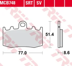Klocki Hamulcowe TRW MCB748