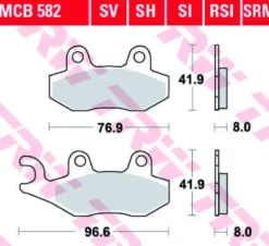 Klocki Hamulcowe TRW MCB582
