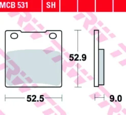 Klocki Hamulcowe TRW MCB531