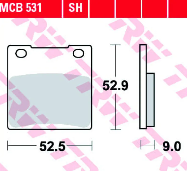 Klocki Hamulcowe TRW MCB531