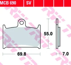 Klocki Hamulcowe TRW MCB690