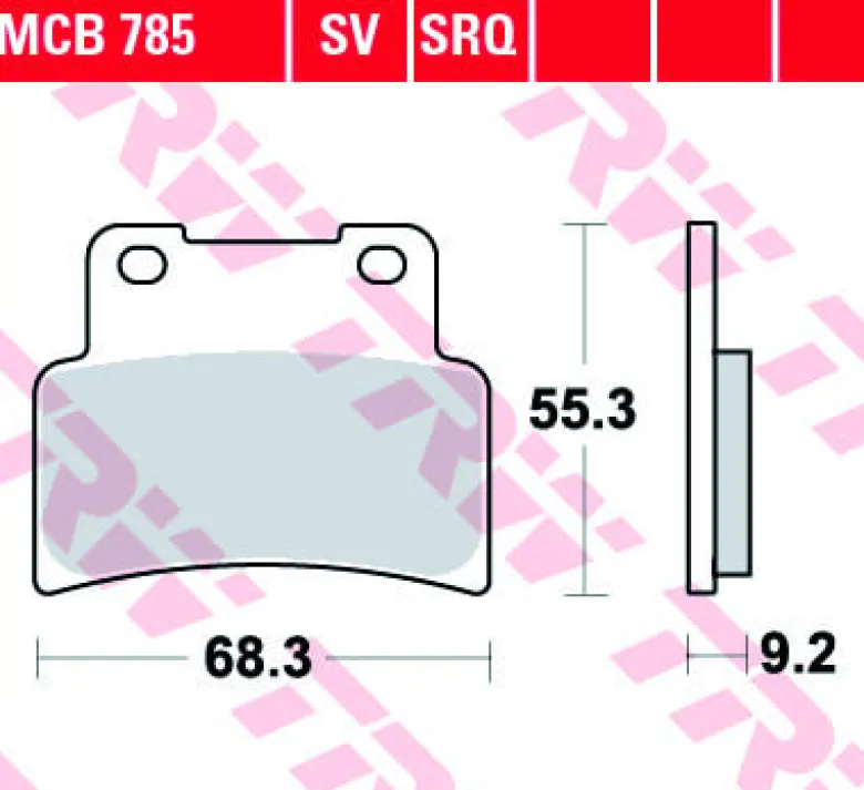 Klocki Hamulcowe TRW MCB785