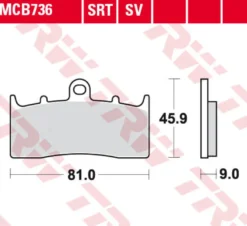Klocki Hamulcowe TRW MCB736
