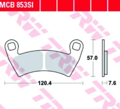 Klocki Hamulcowe TRW MCB853