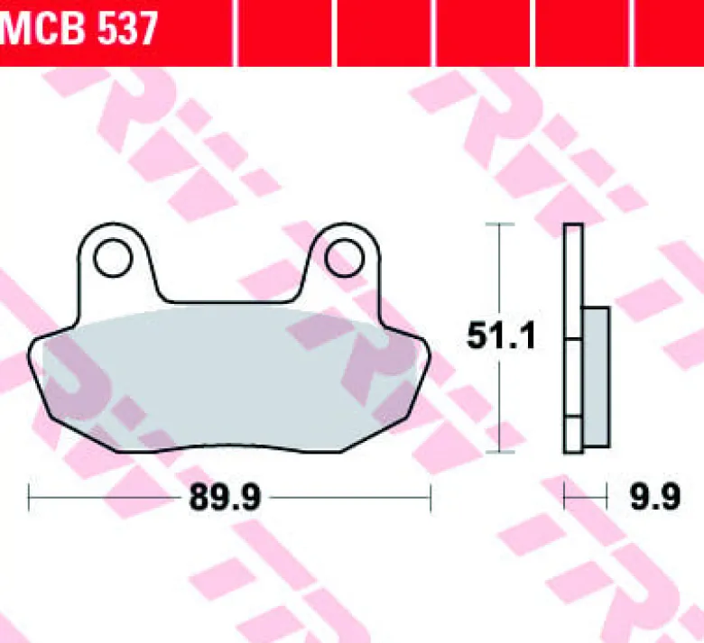 Klocki Hamulcowe TRW MCB537