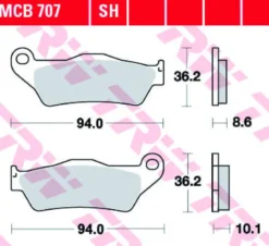 Klocki Hamulcowe TRW MCB707