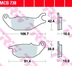 Klocki Hamulcowe TRW MCB738