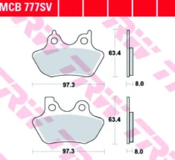 Klocki Hamulcowe TRW MCB777