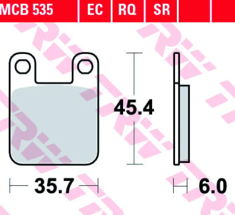 Klocki Hamulcowe TRW MCB535
