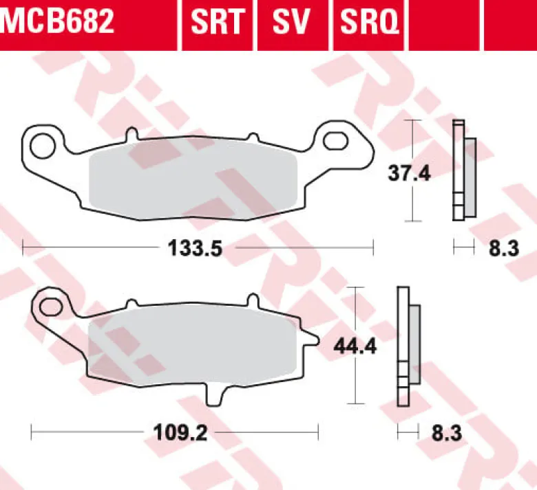 Klocki Hamulcowe TRW MCB682
