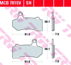 Klocki Hamulcowe TRW MCB781