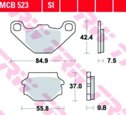 Klocki Hamulcowe TRW MCB523