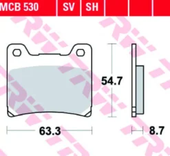 Klocki Hamulcowe TRW MCB530