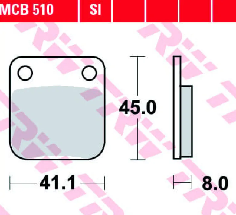 Klocki Hamulcowe TRW MCB510