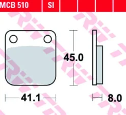 Klocki Hamulcowe TRW MCB510
