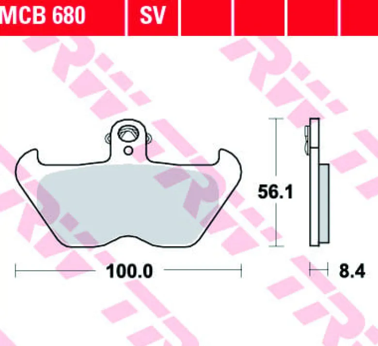 Klocki Hamulcowe TRW MCB680