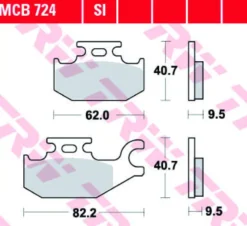 Klocki Hamulcowe TRW MCB724