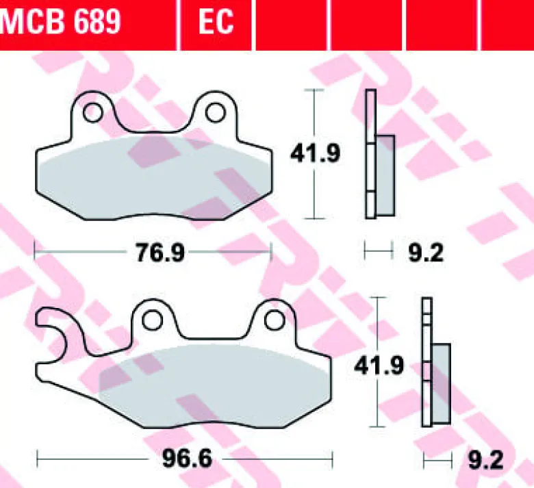 Klocki Hamulcowe TRW MCB689