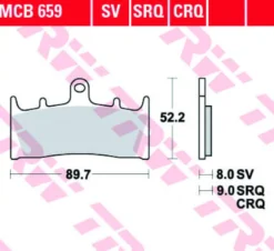 Klocki Hamulcowe TRW MCB659