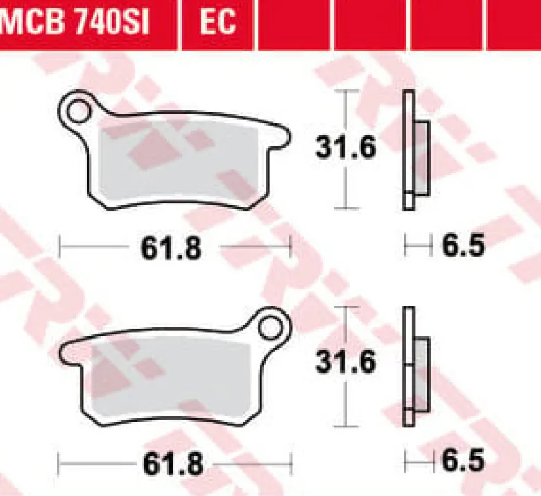 Klocki Hamulcowe TRW MCB740