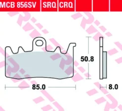 Klocki Hamulcowe TRW MCB856