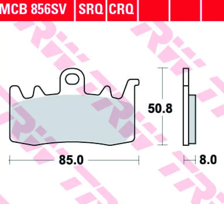 Klocki Hamulcowe TRW MCB856