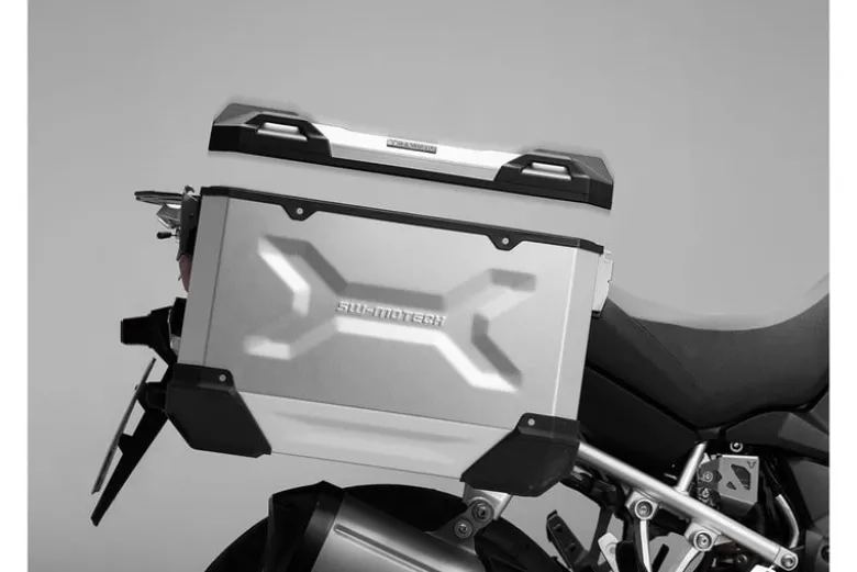 Kufer Boczny Na Prawą Stronę Sw-Motech Trax Adv Silver 37L (M)