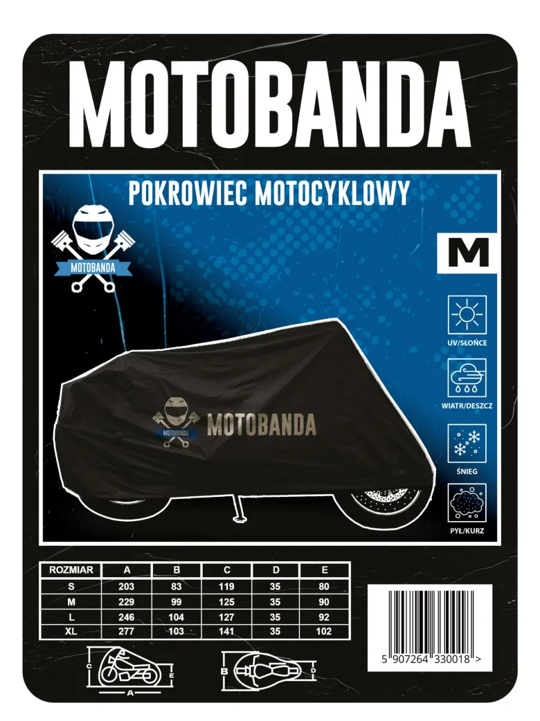 Pokrowiec na motocykl Motobanda