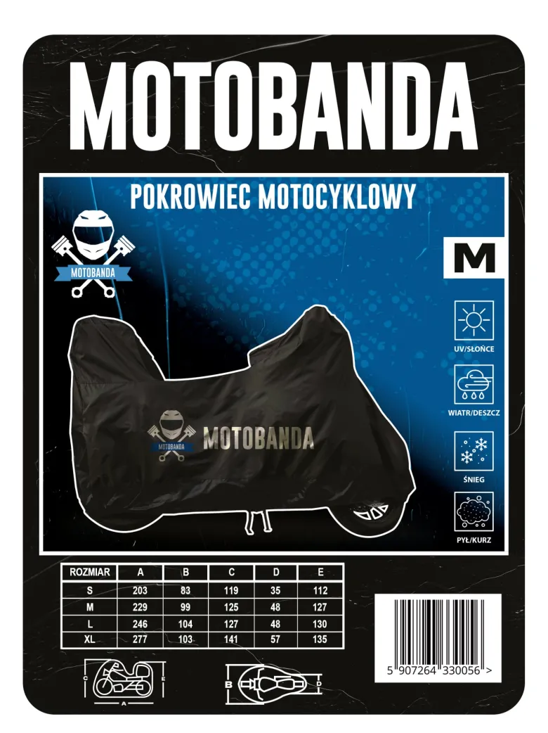 Pokrowiec na motocykl Motobanda