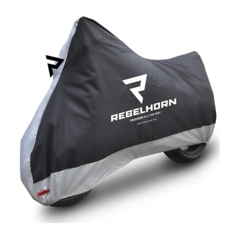 Pokrowiec Na Motocykl Rebelhorn Cover II Black/silver