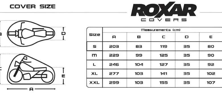 Pokrowiec na motocykl Roxar