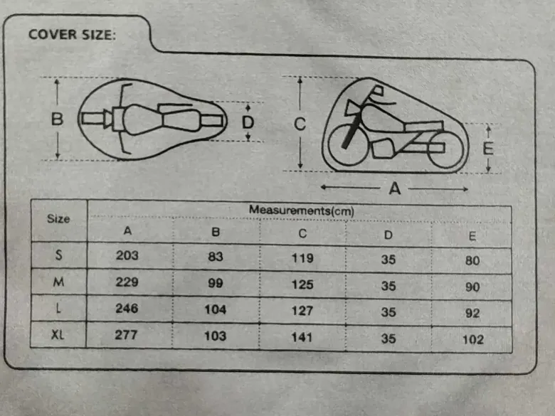 Pokrowiec Wodoodporny na Motocykl Oxford Aquatex