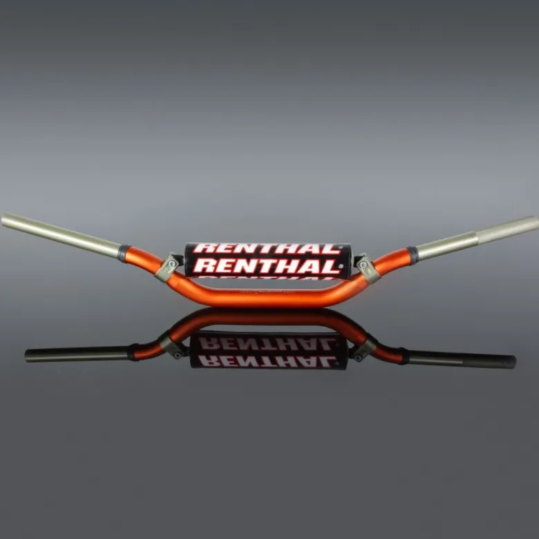 Renthal Kierownica 1,1/8 Cala (28,6mm) Mx Twinwall 994 Kolor Pomarańczowy Z Gąbką