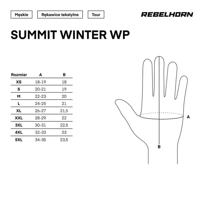Rękawice Rebelhorn Summit Winter WP