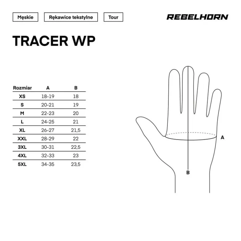 Rękawice Rebelhorn Tracer WP