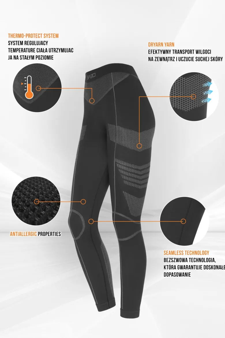Spaio Legginsy Termoaktywne Thermo-evo Damskie