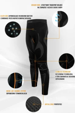 Spodnie Termoaktywne Spaio Extreme-Pro
