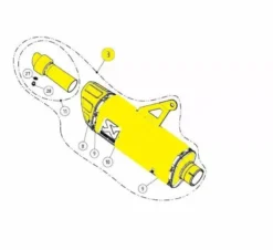 Tłumik Akrapovič Muffler Yamaha FZF-R7